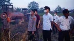 Si Jago Merah Mengamuk, Kapolres Tulang Bawang Turun Langsunh 50 Hektare Lahan Terbakar Berhasil Di Jinakan