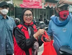 Ria Hartini Turun ke Jalan, Bagikan Masker dan Makanan di Tengah Dampak Erupsi GAK