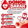 Ahmad Riyanto Ajak Warga Tejo Agung Donor Darah, Digelar 15 September di Aula Kecamatan Metro Timur