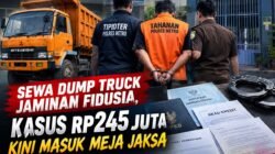 Jaminan Fidusia Rp245 Juta Diduga Disewakan, Tersangka Ditahan 