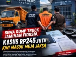 Jaminan Fidusia Rp245 Juta Diduga Disewakan, Tersangka Ditahan 